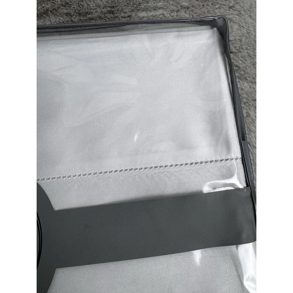 The Portofino Luxury Italian Queen Sheet Set Hemstitch Cotton Sateen 300TC Italy